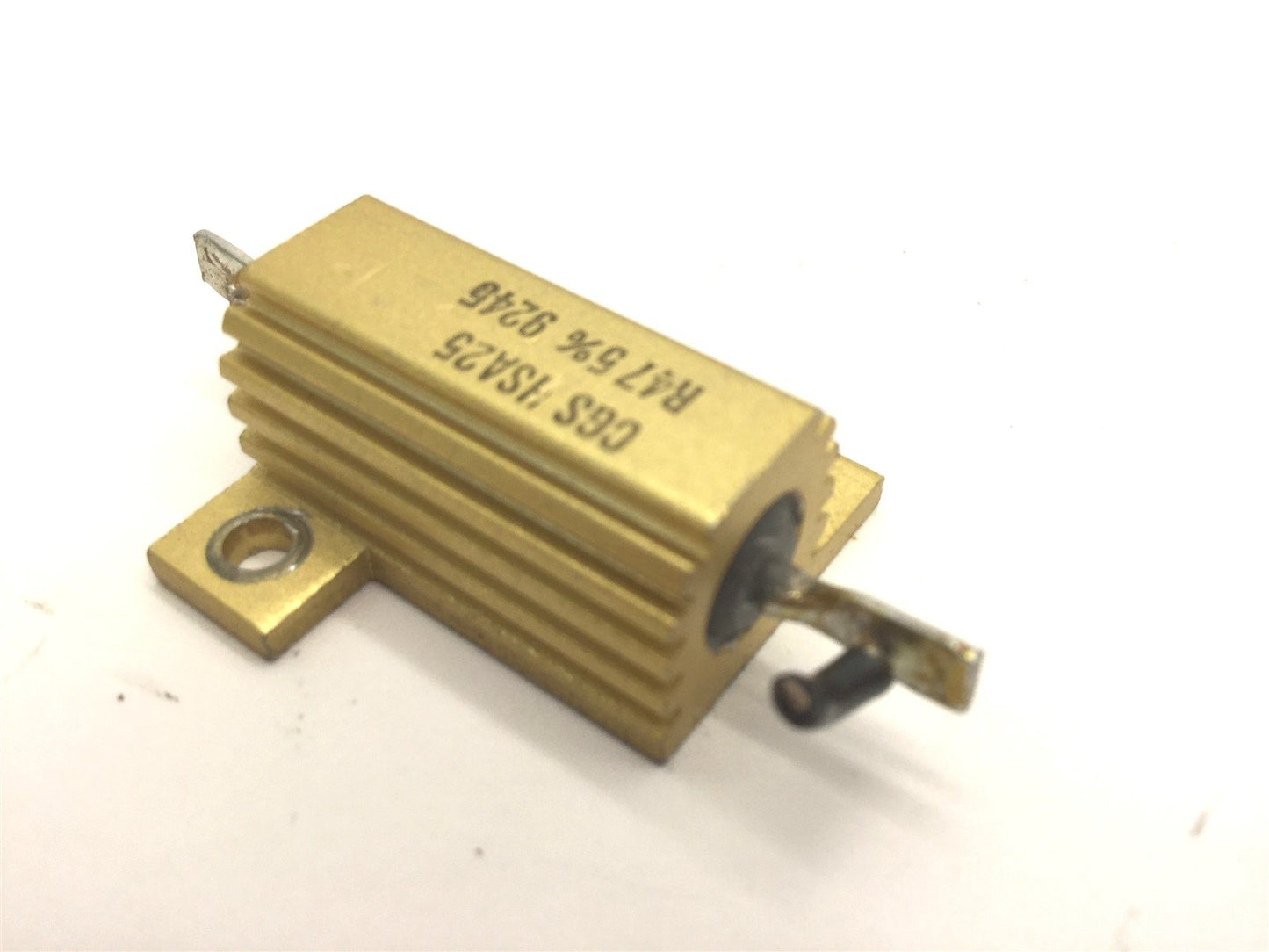 Used Lot of 6 TE Connectivity CGS HSA25 R47 Resistors Res: 0.47 Ohm Power: 25 Watt