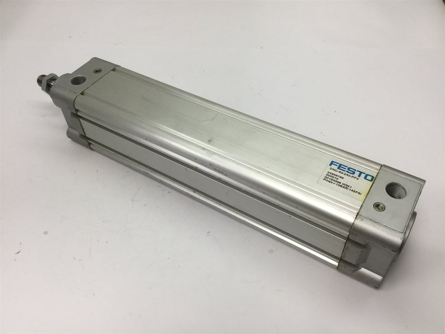 Used Festo DNC-63-240-PPV Pneumatic Cylinder, Stroke: 240mm, Bore: 63mm, 10bar/145psi