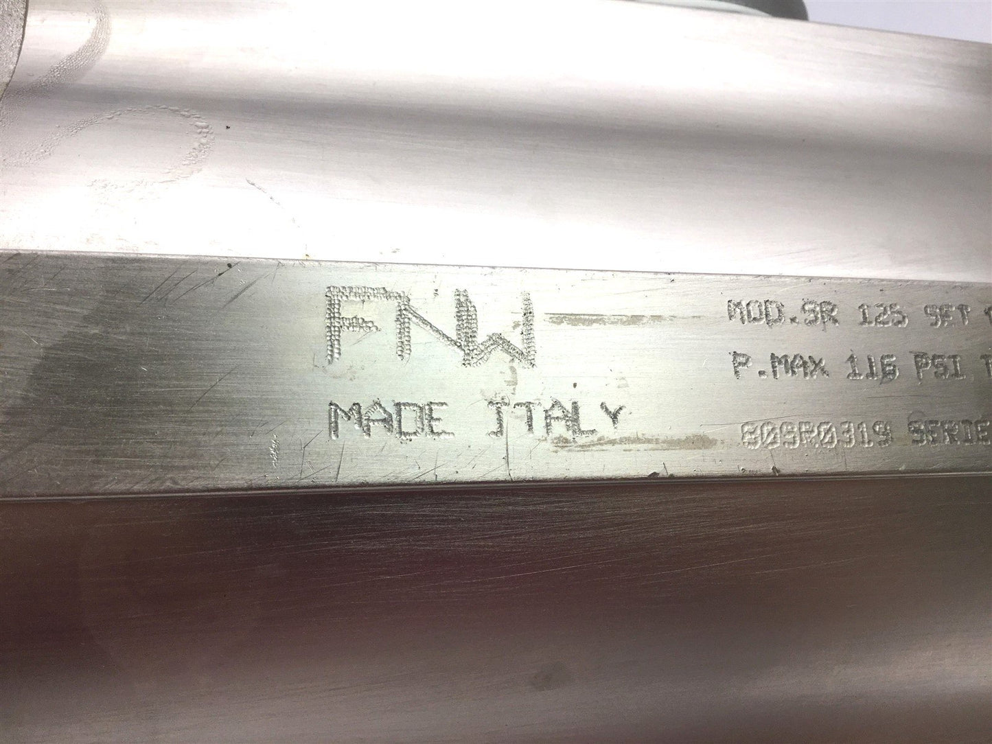 Used FNQ SR 125 SFT 05 Rack and Pinion Rotary Actuator, Ports: 1/4 NPT, Max: 115 PSIG