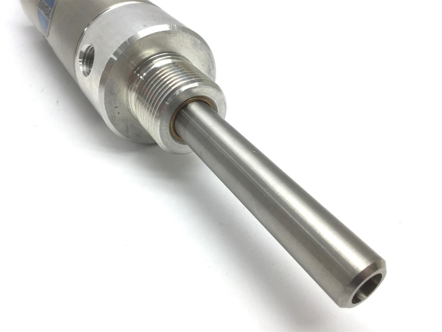 Used Bimba D-63907-A-2 Double Acting Cylinder, Hallow Rod, Ports: 1/4" NPT