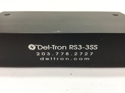 Used Del Tron RS3-3SS Crossed Roller Slide, Travel: 3", Carriage: 5" x 2.625"