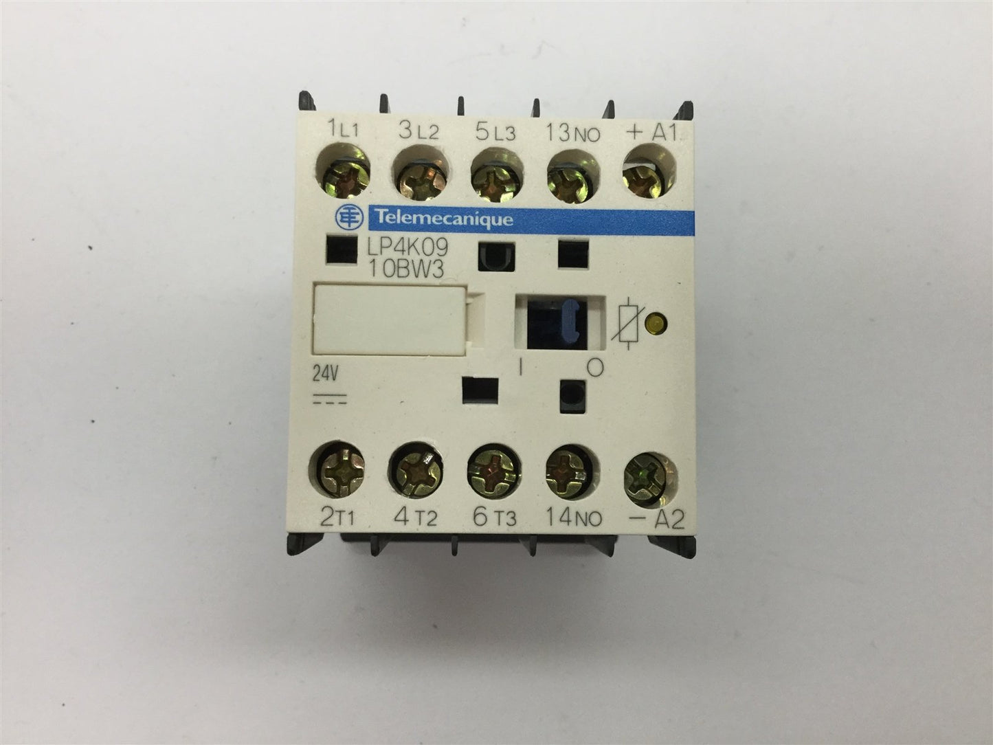 Used Telemecanique LP4K0910BW3 Contactor, 3-Pole with N/O Auxiliary, Coil: 24VDC