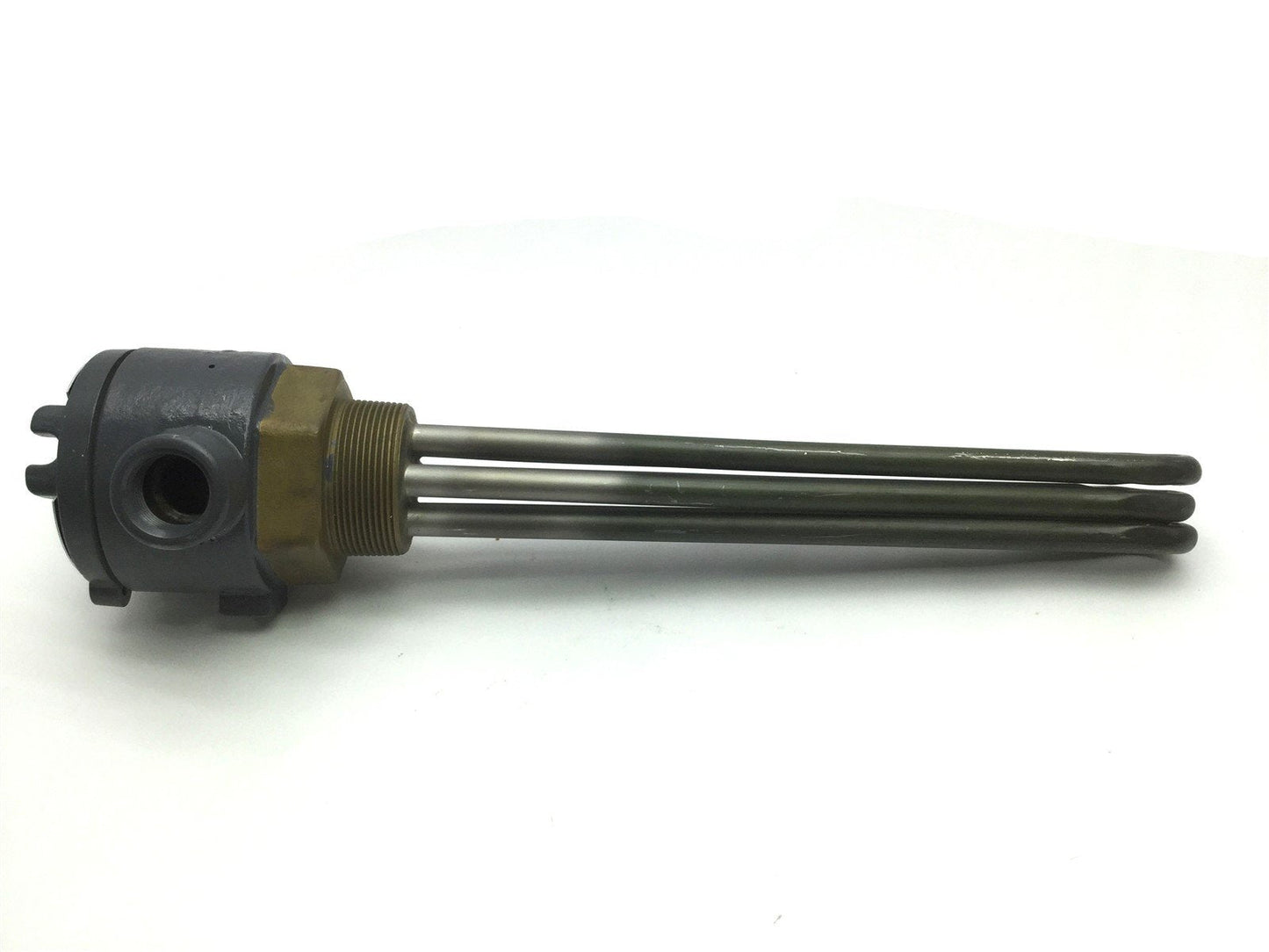 Used Chromalox EMTI-3045E2VXX Immersion Heater, Voltage: 208V, Power: 4.5 KW, 3 Phase