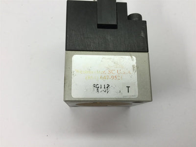 Used Compact Automation SG112 Angular Gripper, 2-Jaw, Bore: 1.125", Ports: 1/8" NPT