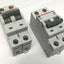 Used Lot of 2 Cutler Hammer WMS2C04 Miniature Circuit Breakers 2-Pole 415VAC 4A