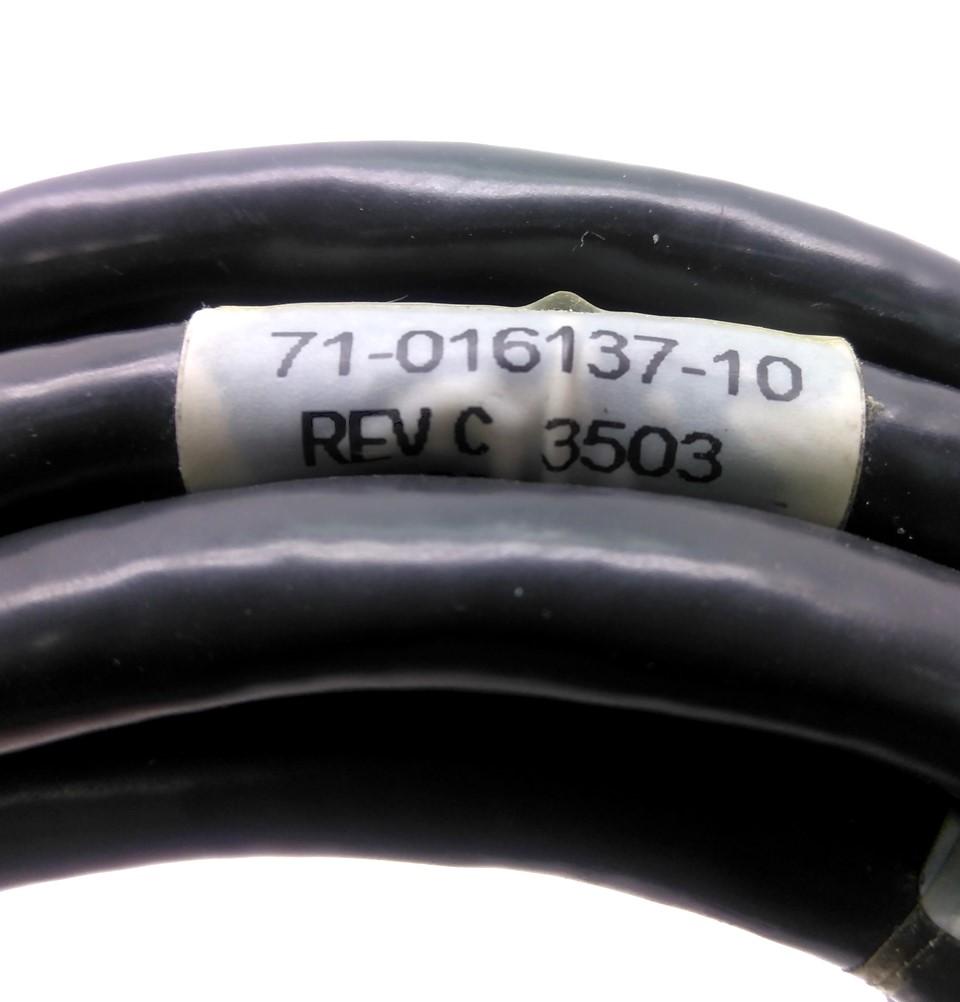 Used Parker 71-016137-10 Rev C Indexer/Drive Cable, 15-Pin, 25-Pin D-Sub, 10'