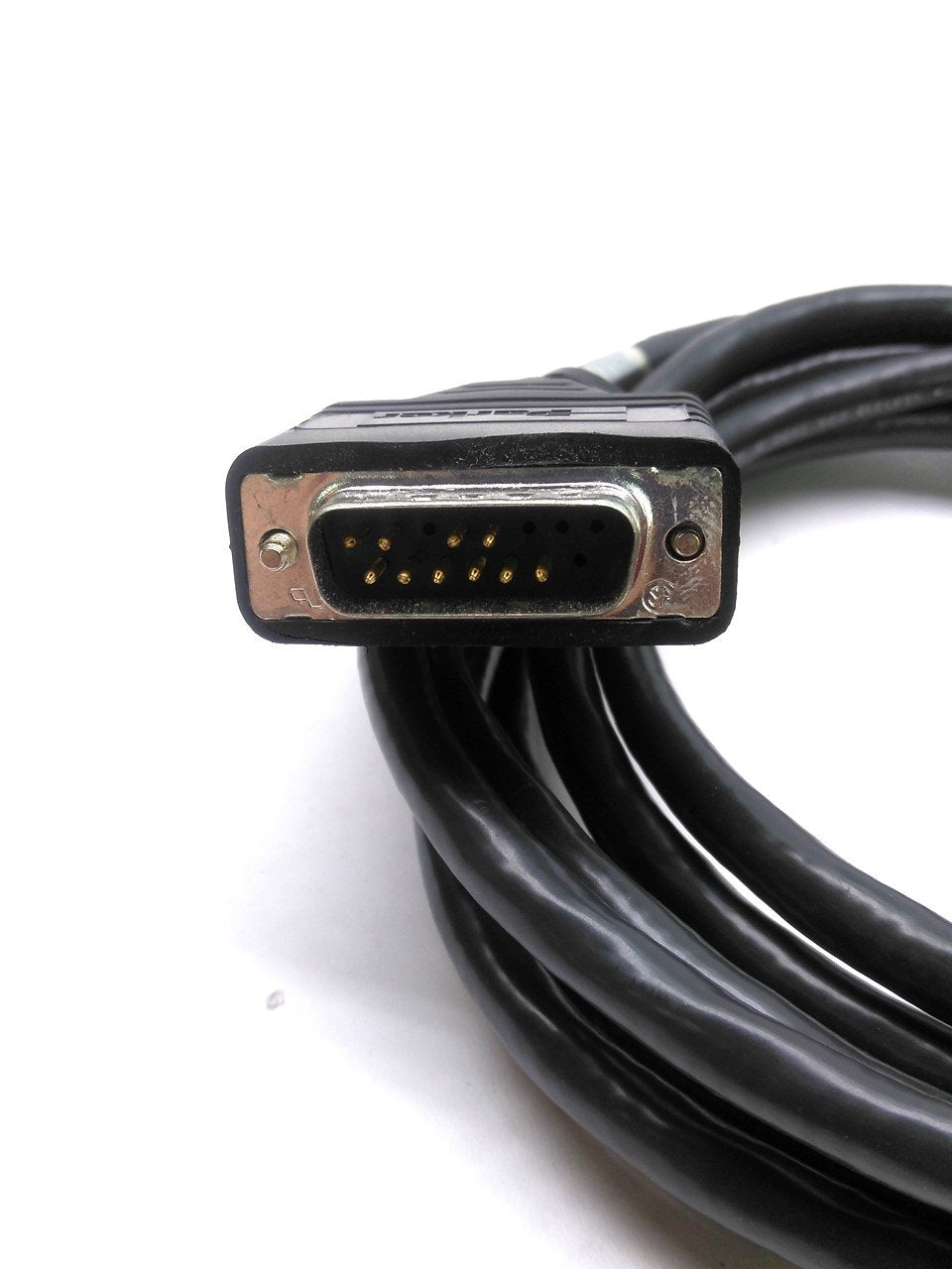 Used Parker 71-016137-10 Rev C Indexer/Drive Cable, 15-Pin, 25-Pin D-Sub, 10'