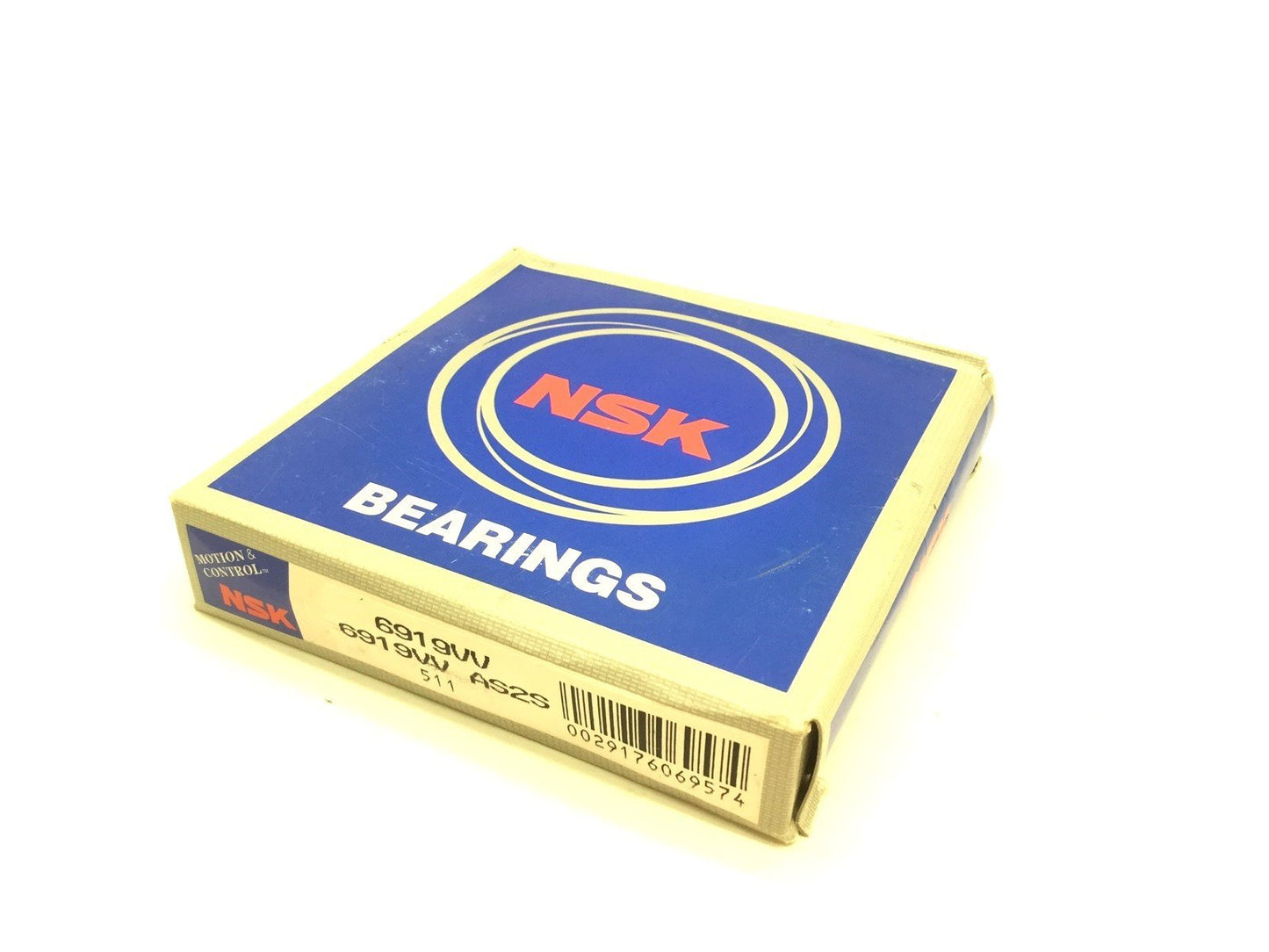 New NSK 6919VV Deep Groove Ball Bearing, Width: 18mm, Bore: 95mm, OD: 130mm
