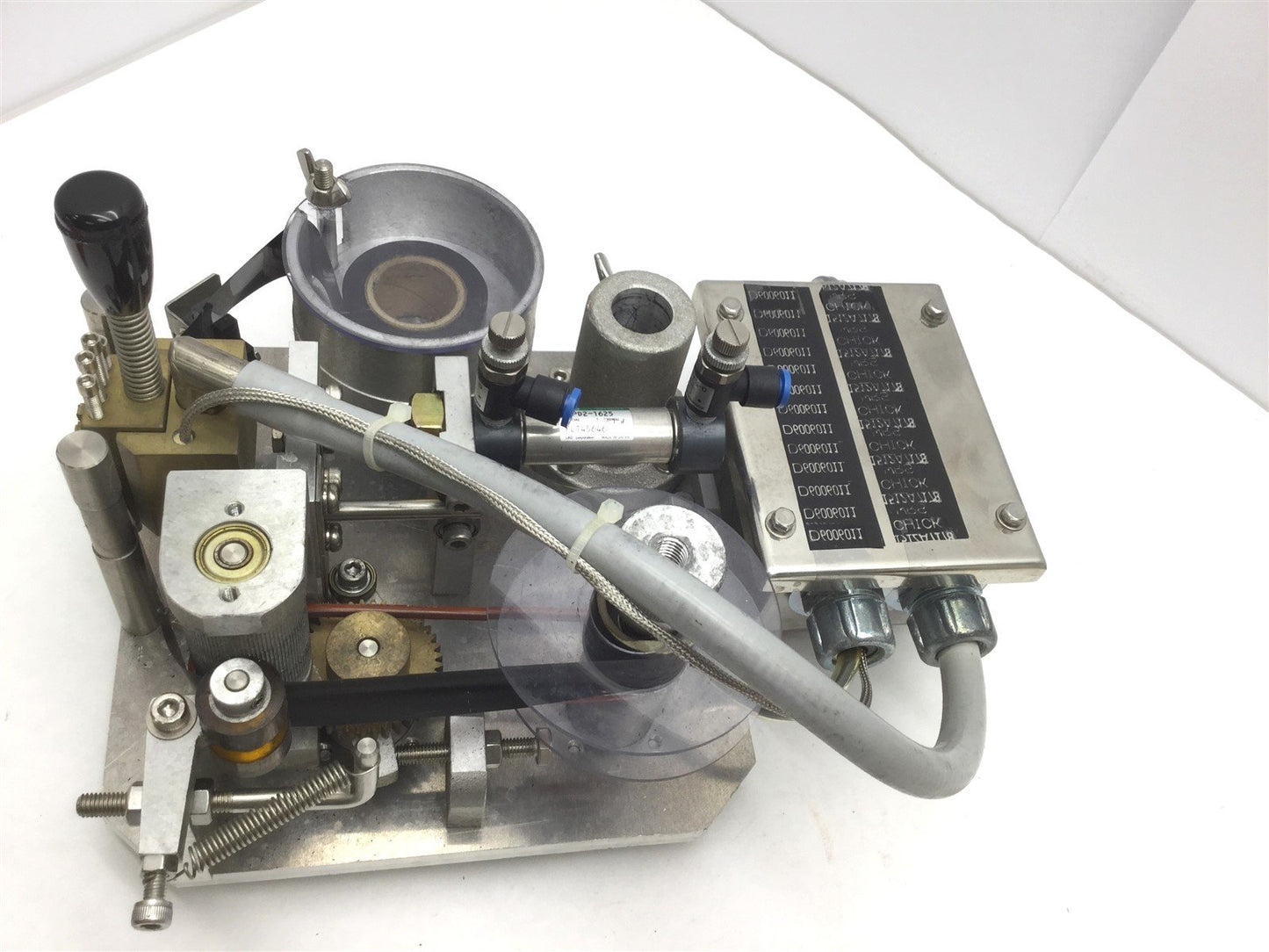 Used Pneumatically Actuated Thermal Transfer Labeler, CKD SCPD2-1625 Cylinder