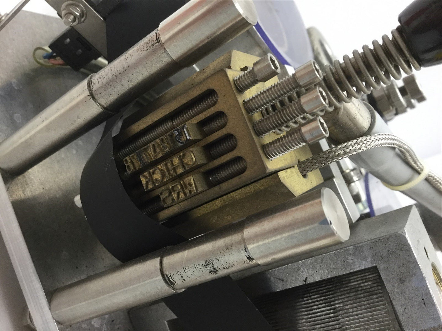 Used Pneumatically Actuated Thermal Transfer Labeler, CKD SCPD2-1625 Cylinder