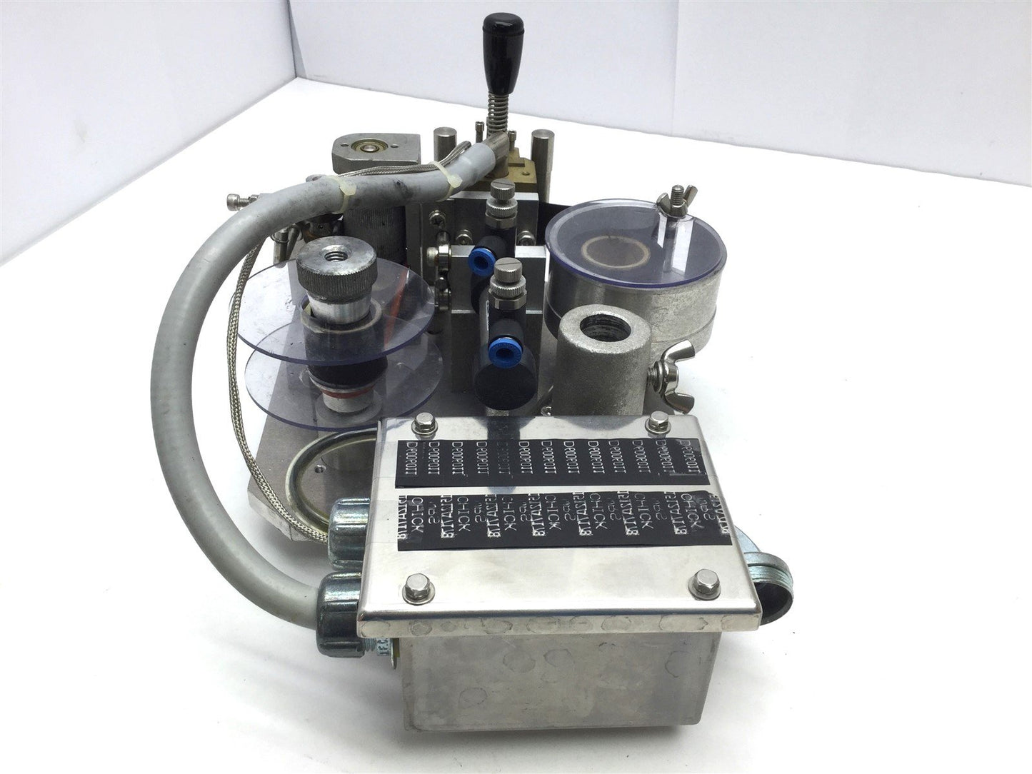 Used Pneumatically Actuated Thermal Transfer Labeler, CKD SCPD2-1625 Cylinder