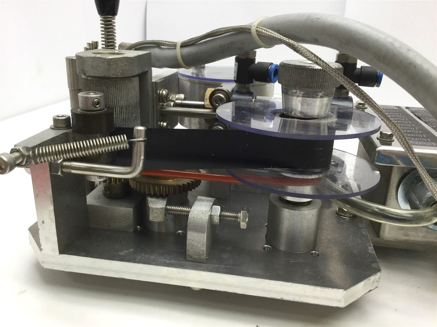 Used Pneumatically Actuated Thermal Transfer Labeler, CKD SCPD2-1625 Cylinder