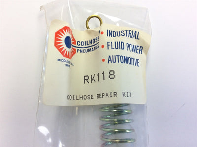 New – Open box Lot of 2 Coilhose Pneumatic RK118 Nylon Coil Repair Kit 1/2" ID x 1/2"MPT Rigid