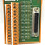 Used Weidmuller 910645/67 Terminal Block Interface Breakout Board D Sub 25, 150V 1.5A