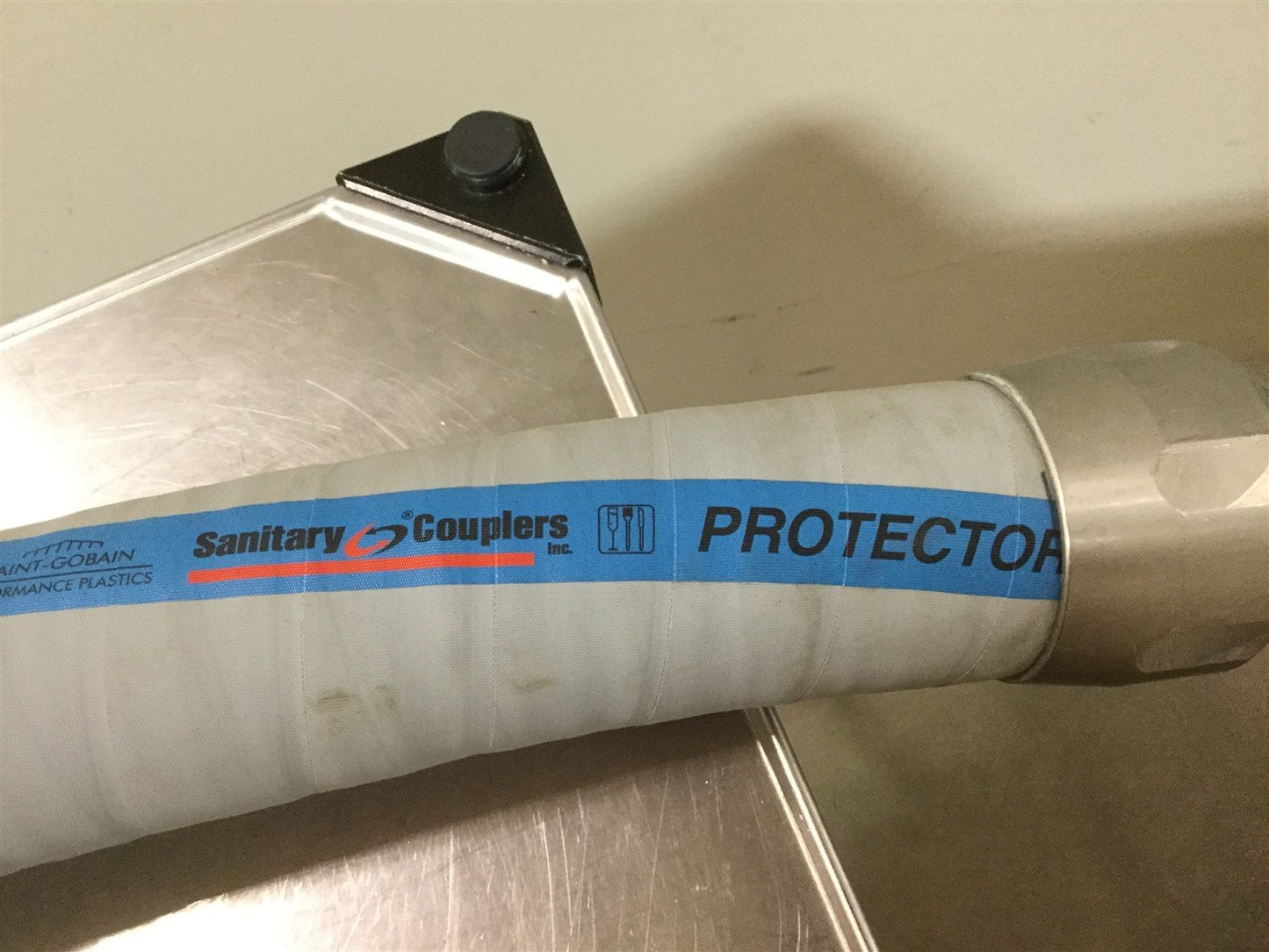 Used Sanitary Couplers Inc Wet Food and Beverage Hose With Quick Clamp, Length: 4'