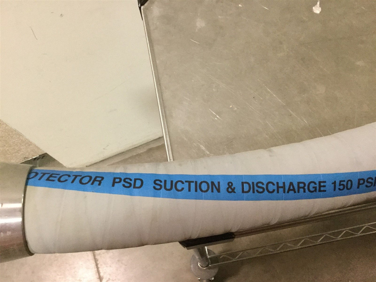 Used Sanitary Couplers Inc Wet Food and Beverage Hose With Quick Clamp, Length: 4'
