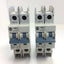 Used Lot of 2 Allen Bradley 1489-A2D010R Circuit Breakers 1 Amp 480Y/277V 48V 2-Pole