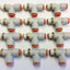 New – Open box Lot of 12 SMC KQ2Y11-35S Pneumatic Male Run Tee Fittings, 1/4" NPT, 3/8" Tubing