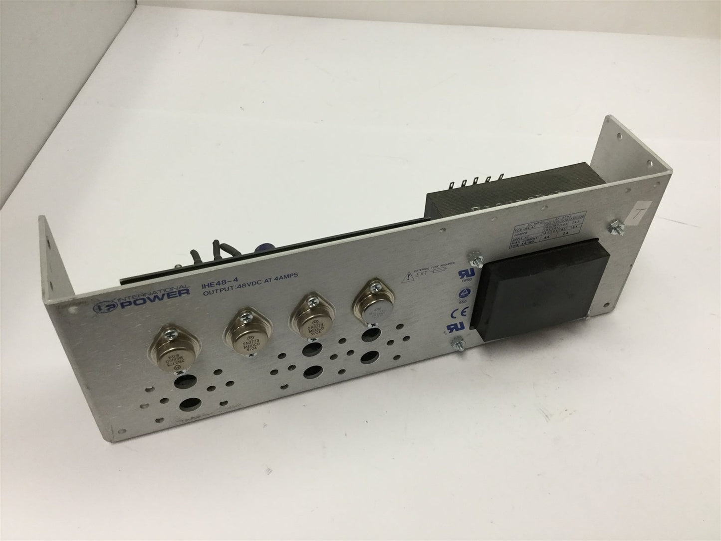 Used International Power IHE48-4 Power Supply, In: 100-240VAC 4-2A, Out: 36VDC 5A