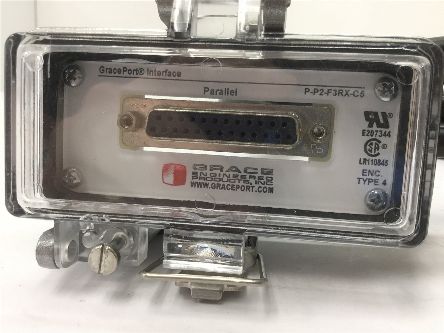 Used Grace Engineered Products P-P2-F3RX-C5 Grace-Port Interface, Parallel, 25-Pin