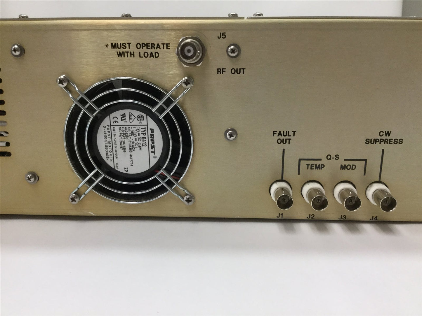Used Radio Frequency Generator, Supply Voltage: 230VAC, Coax Connections