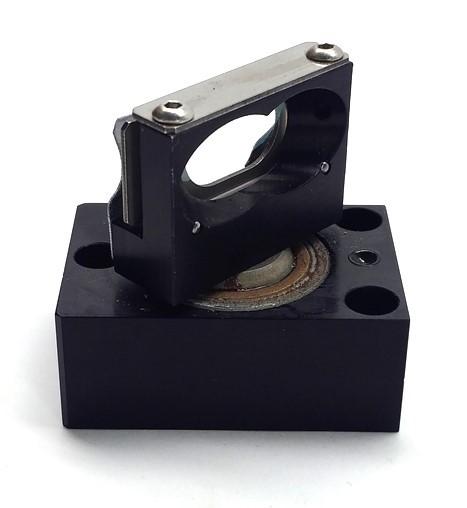 Used GSI Lumonics JK 700 Laser Focusing Prism, 90° Turning 3/4 x 1/2" Reflective Area