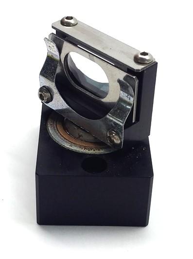 Used GSI Lumonics JK 700 Laser Focusing Prism, 90° Turning 3/4 x 1/2" Reflective Area