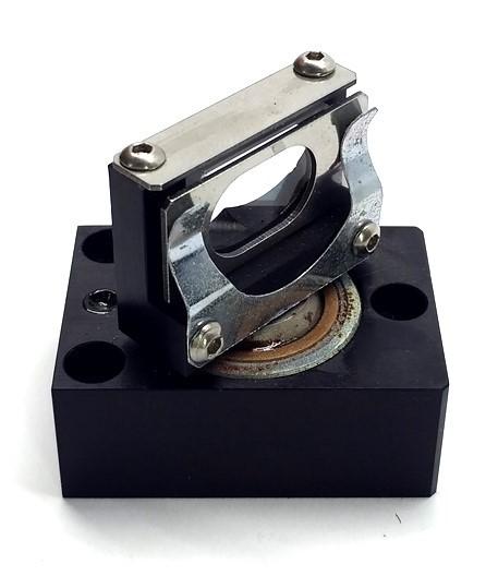 Used GSI Lumonics JK 700 Laser Focusing Prism, 90° Turning 3/4 x 1/2" Reflective Area