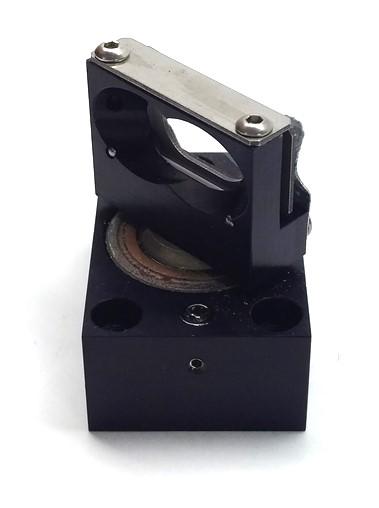 Used GSI Lumonics JK 700 Laser Focusing Prism, 90° Turning 3/4 x 1/2" Reflective Area