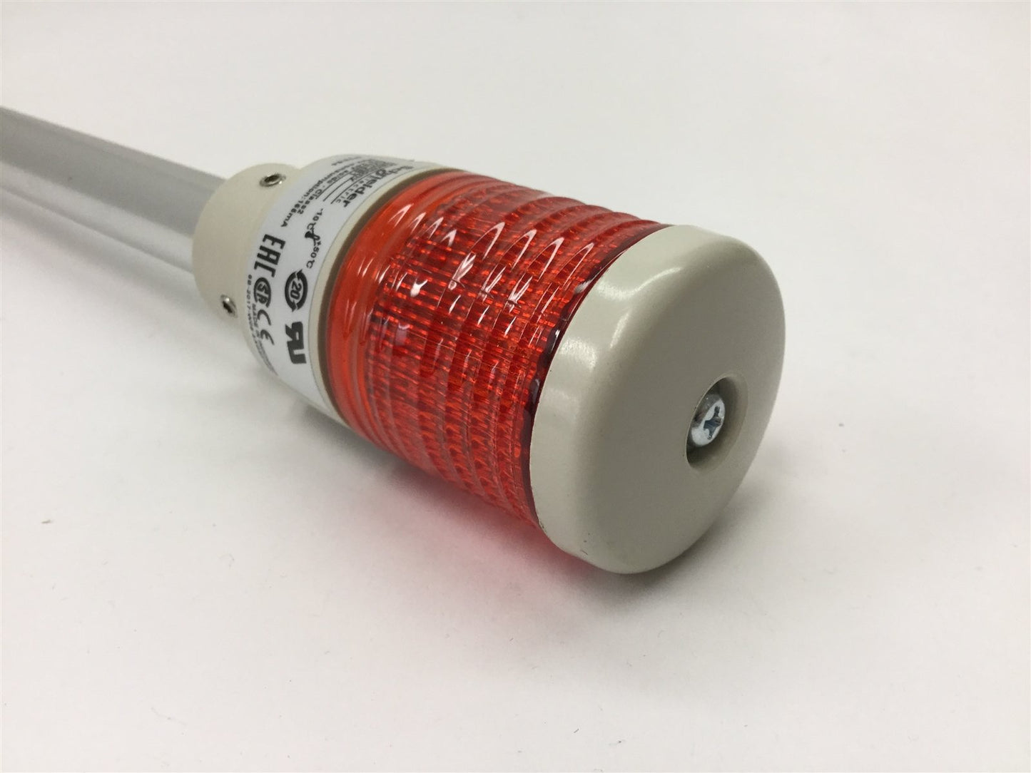 Used Schneider Electric XVC4B1 Tower Light, Color: Red, Supply: 24VAC/DC, 40mm