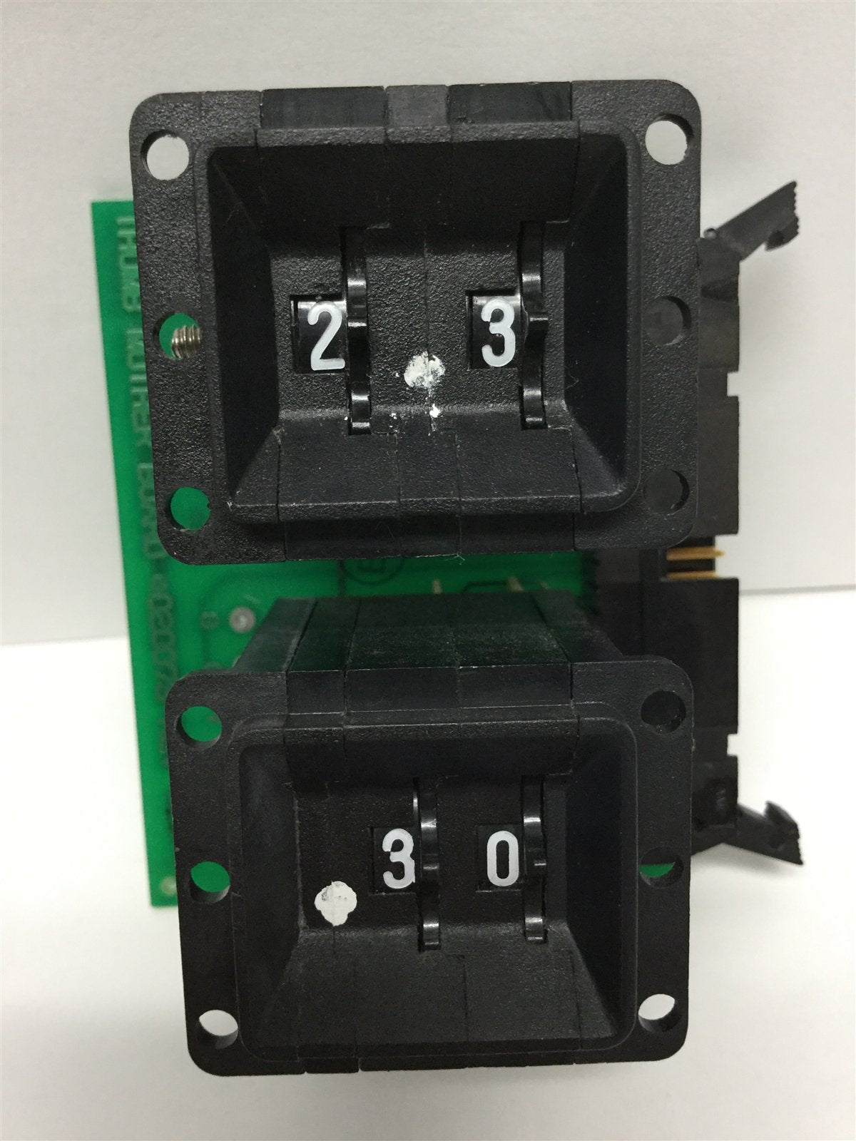 Used Lot of 2 Unimax Digital Thumbwheel Selector Switch, 0-9, Breakout Board, 34 Pin