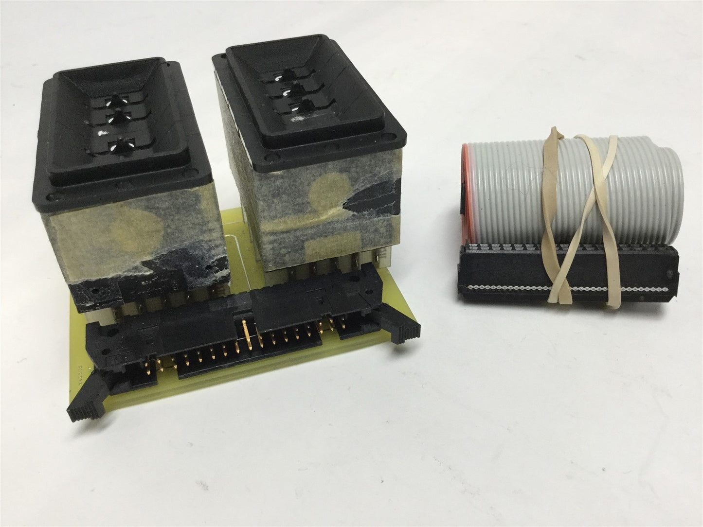 Used Lot of 2 Unimax Digital Thumbwheel Selector Switch, 0-9, Breakout Board, 34 Pin