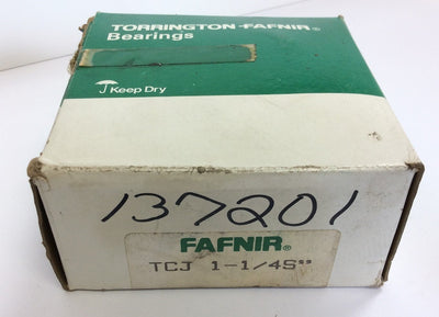 New Torrington Fafnir TCJ 1 1/4 S Pillow Block Flanged Ball Bearing Unit 1.25" Bore