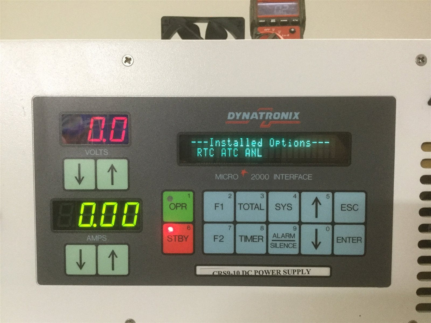 Used Dynatronix CRS9-10 DC Power Supply, Out: 9V 10A w/Microstar & Analog PLC *Detail