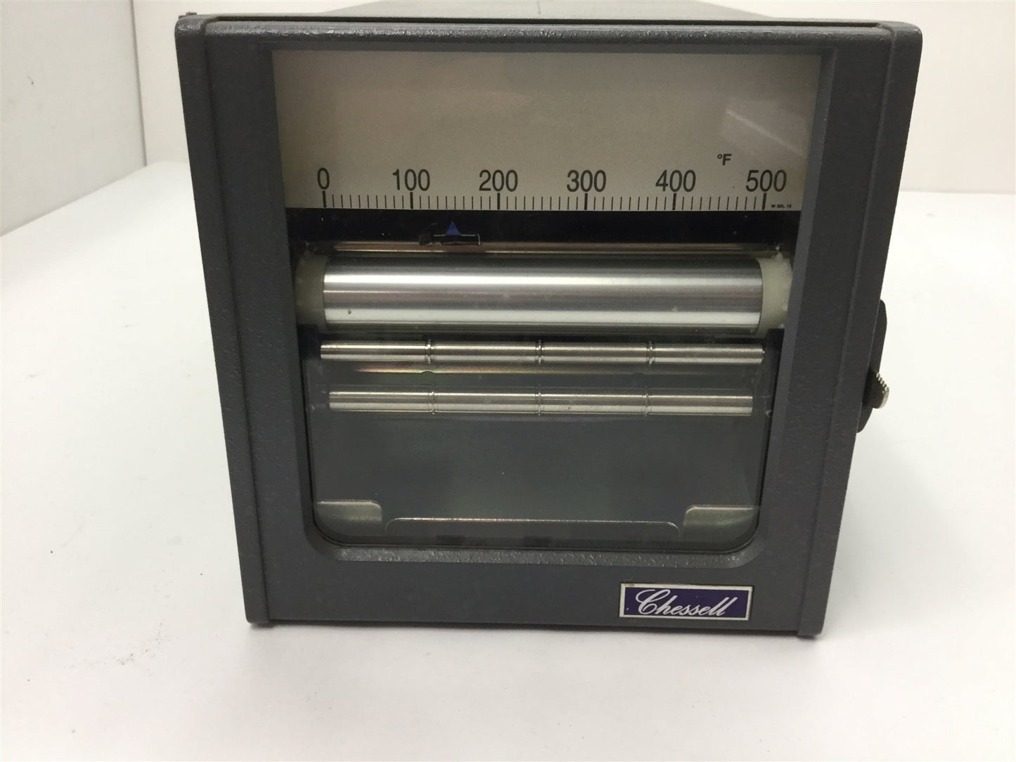 Used Chessell 300D Z-Fold Thermal Chart Recorder, Range: 0-500°F, 20min per cm