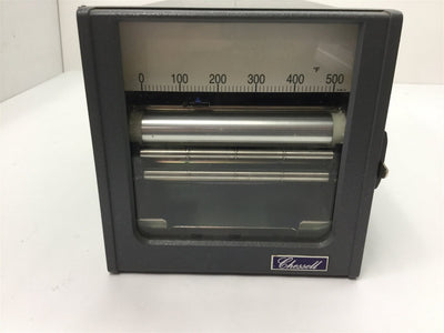 Used Chessell 300D Z-Fold Thermal Chart Recorder, Range: 0-500°F, 20min per cm