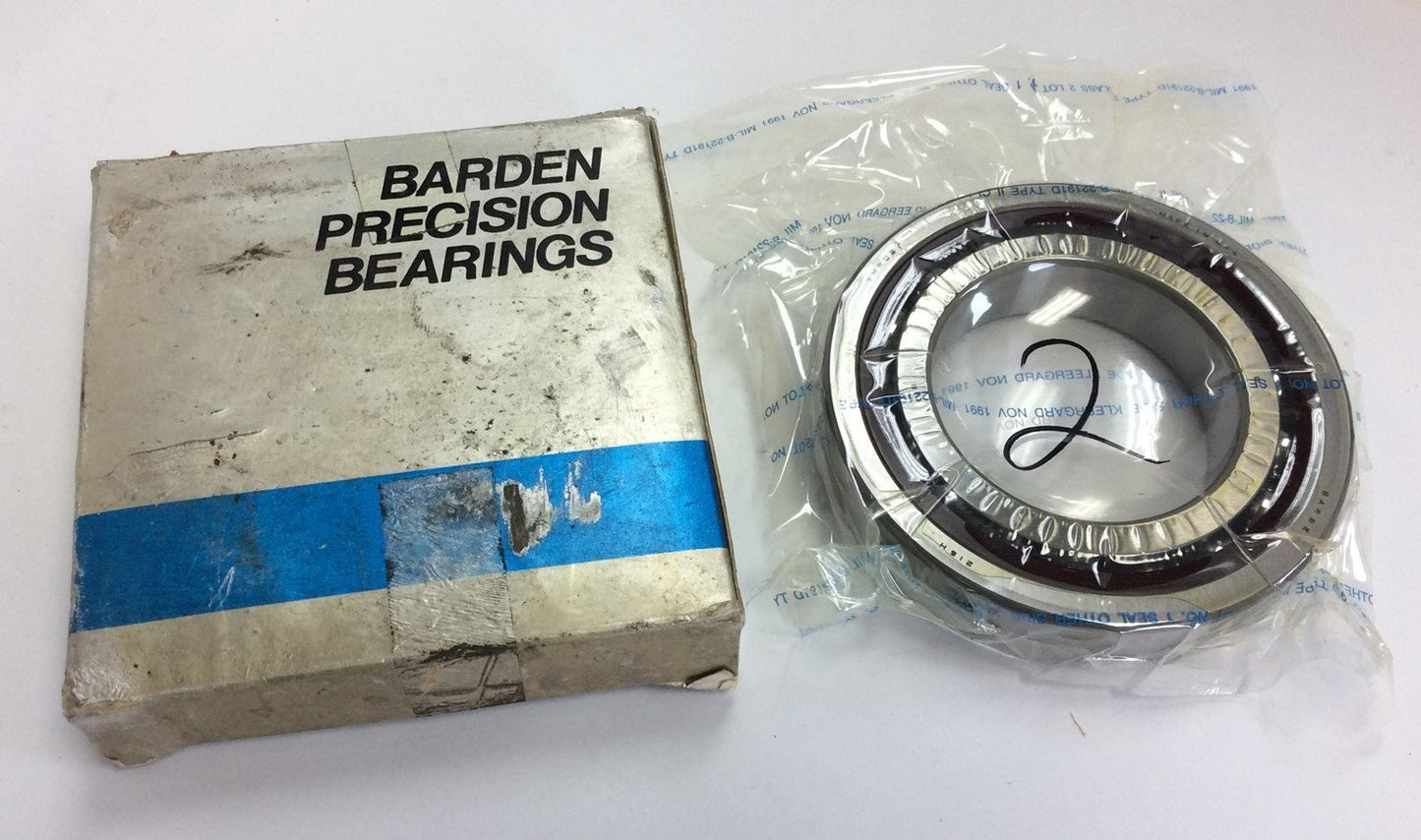 New Barden Precision Angular Contact 215H Ball Bearing 130 mm OD 74 mm ID 25 mm Wide