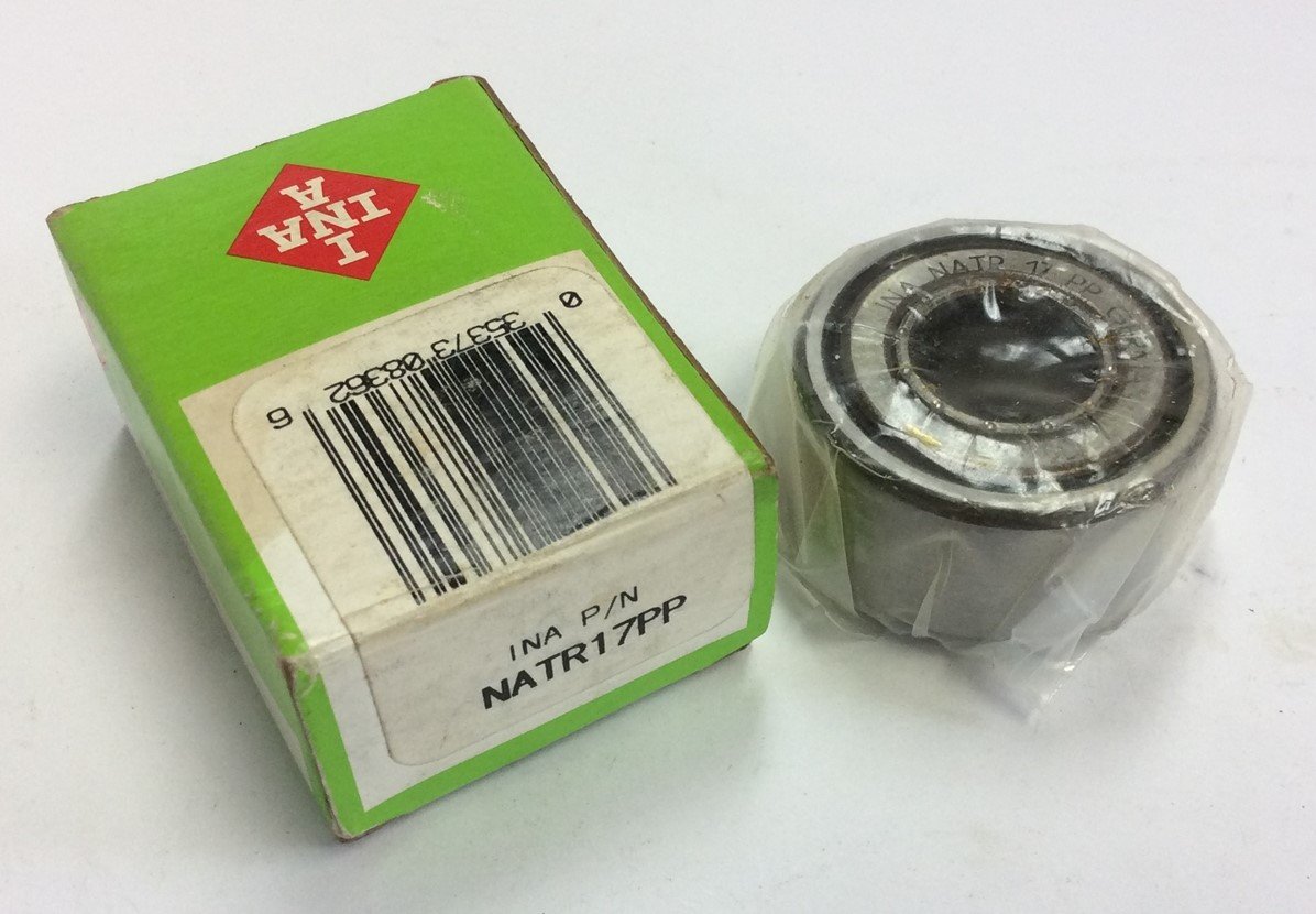 New INA NATR17PP Sealed Cam Follower Yoke Roller Bearing 17mm Bore, 40mm OD, 21 mm W