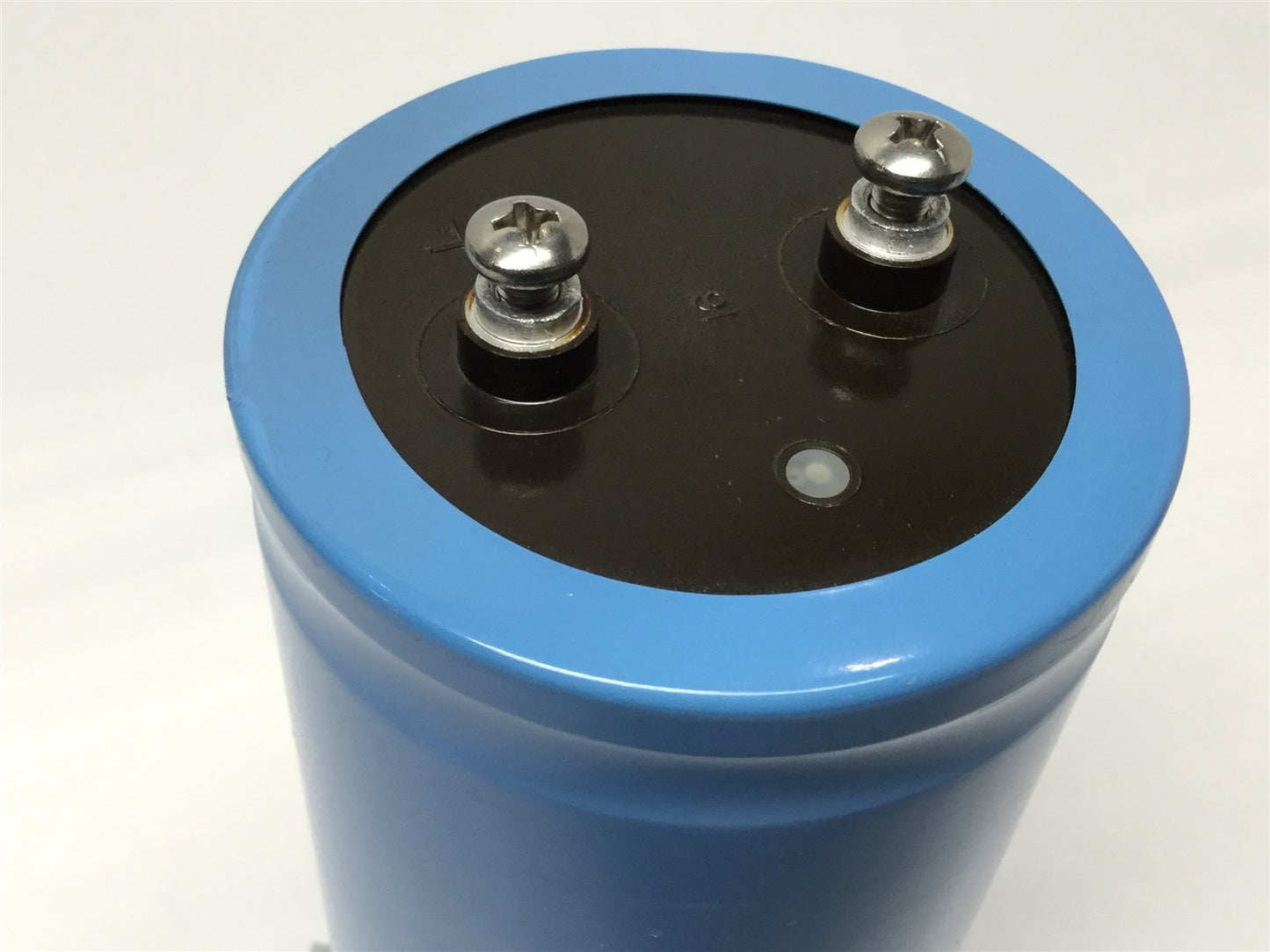 Used Aero M CGS632T350X5L3PH Electrolytic Capacitor 6300uF MFD, 350VDC, w/ Bracket