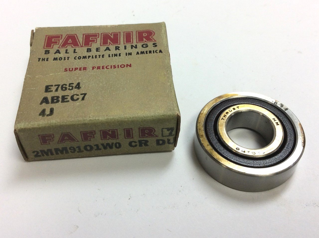 New – Open box Fafnir 2MM9101WO CR DU Super Precision Ball Bearing 12mm Bore ID 28mm OD 8mm W