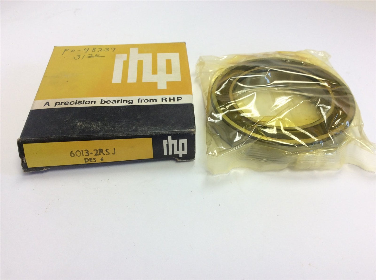 New – Open box RHP 6013-2RSJ Precision Single Row Ball Bearing Sealed 65mm ID 100mm OD 18mm W