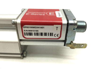 Used MTS EP00100MD341A01 Tempsonics Linear-Position Sensor 24VDC Stroke: 100mm 4-20mA