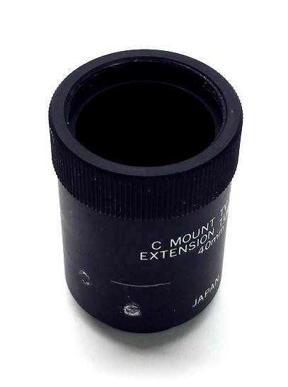Used JAPAN Camera Lens Extension Tube, 40mm Extension, C-Mount Male to C-Mount Female