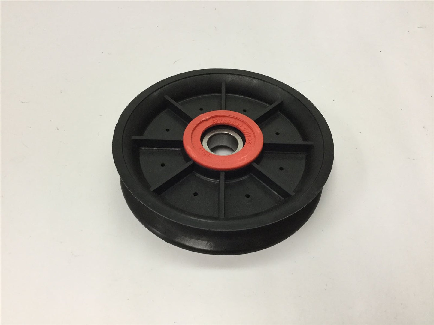 Used Fenner Drives RA4801 PowerMax Round Belt Pulley, Overall Diameter: 4.845"