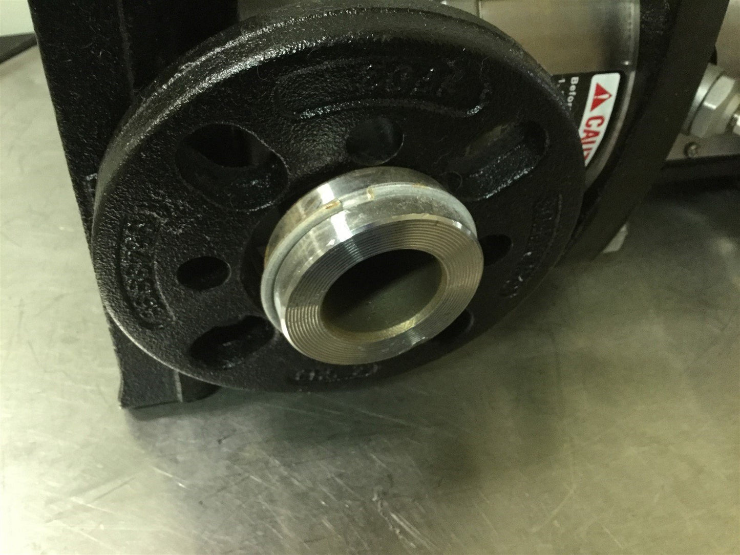 Used Grundfos CRN1S-5 A-FGJ-G-E-HQQE Vertical Water Pump Ports DN 50 Pressure 360PSI