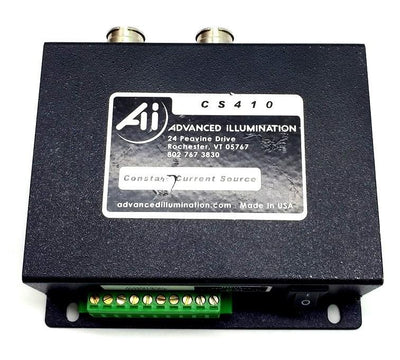 Used Advanced Illumination CS410 Intensity Controller, Dual Output RS-232 24VDC 1.25A