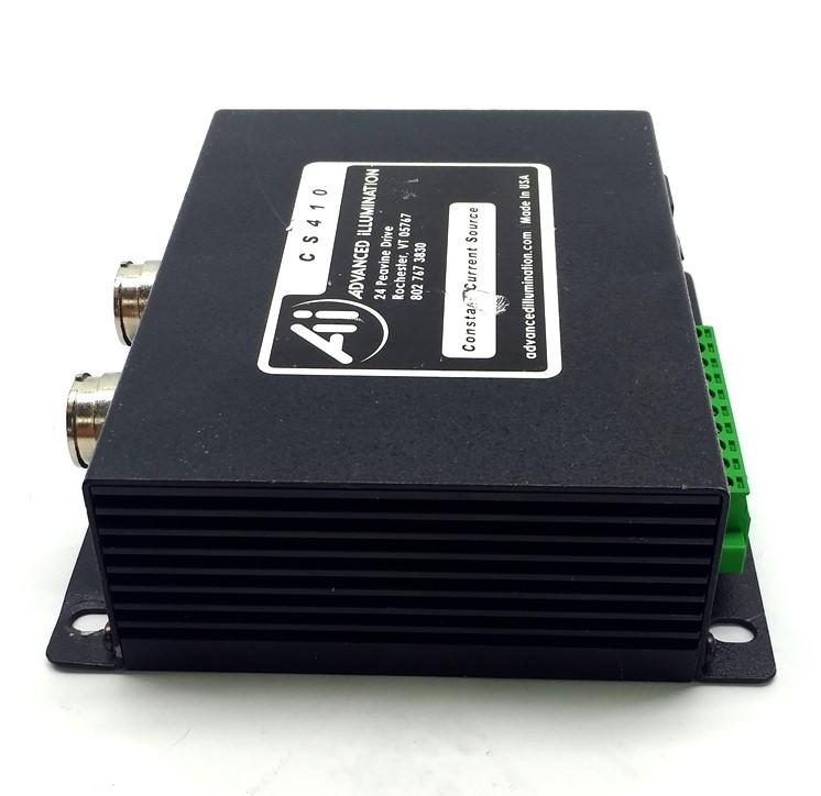 Used Advanced Illumination CS410 Intensity Controller, Dual Output RS-232 24VDC 1.25A