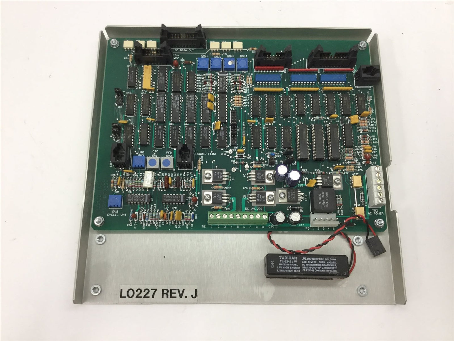 Used Comco PF2030 Main Control Board, For a Powder Flo 2000 Dispensing System