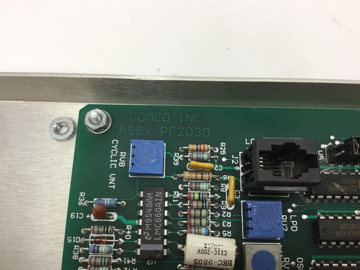 Used Comco PF2030 Main Control Board, For a Powder Flo 2000 Dispensing System