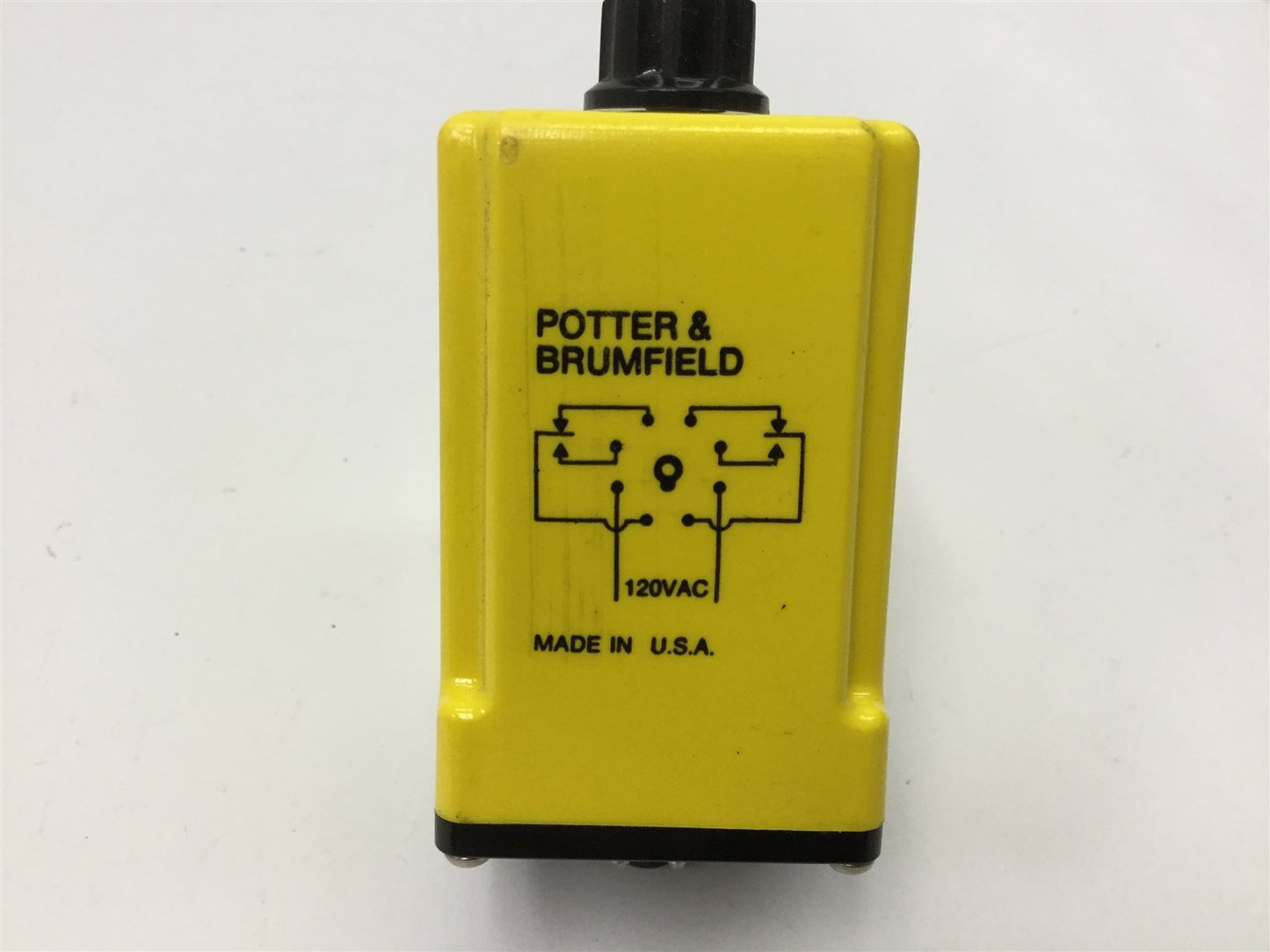 Used Potter & Brumfield CDB-38-70001 Time Delay Relay, Range: 0.1 to 1sec, 120VAC 10A